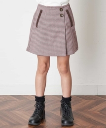 a.v.v（アーヴェヴェ）の「[100-130]チェックガラアシメフロントラップパンツ（その他パンツ・キッズ）」