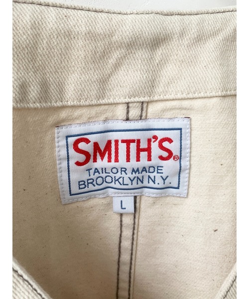 SMITH'S(スミス)の「SMITH'S AMERICAN CHARIE ENGINEER(ノーカラージャケット・メンズ・アイボリー/ブラック・LARGE/S/MEDIUM)」の6枚目の写真