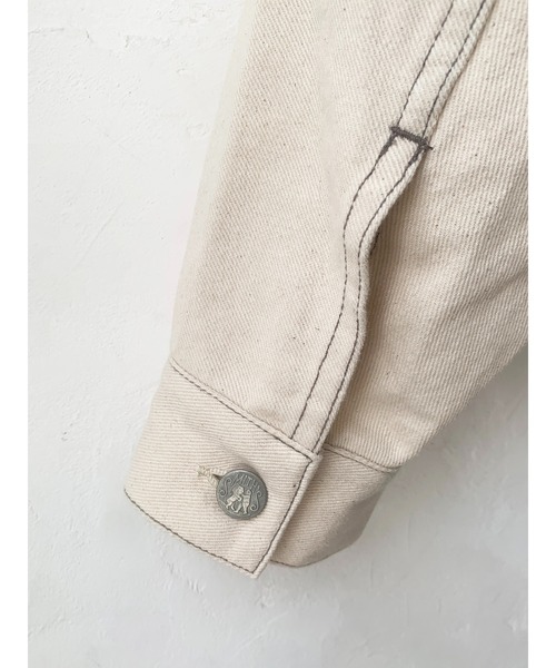 SMITH'S(スミス)の「SMITH'S AMERICAN CHARIE ENGINEER(ノーカラージャケット・メンズ・アイボリー/ブラック・LARGE/S/MEDIUM)」の19枚目の写真