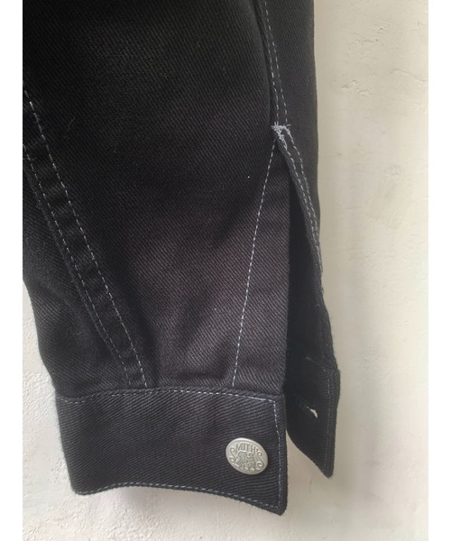 SMITH'S(スミス)の「SMITH'S AMERICAN CHARIE ENGINEER(ノーカラージャケット・メンズ・アイボリー/ブラック・LARGE/S/MEDIUM)」の4枚目の写真