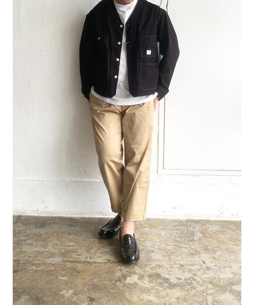 SMITH'S(スミス)の「SMITH'S AMERICAN CHARIE ENGINEER(ノーカラージャケット・メンズ・アイボリー/ブラック・LARGE/S/MEDIUM)」の20枚目の写真