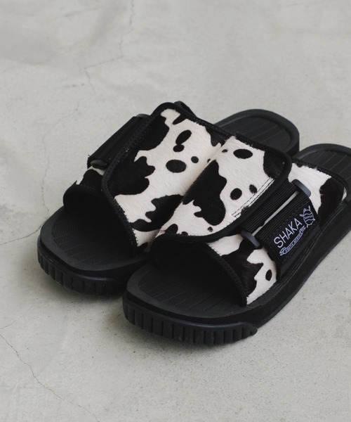 SHAKA(シャカ)の「【SHAKA】X-PACKER COWHAIR(サンダル・レディース・ブラック系その他/ブラック系1/ブラック系2/ブラック/ブラウン/ブラック系その他2・10/12/25/23/24/27cm/26cm)」の4枚目の写真