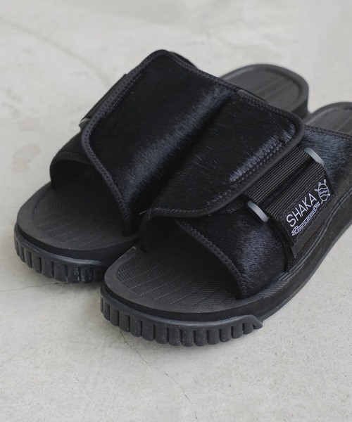 SHAKA(シャカ)の「【SHAKA】X-PACKER COWHAIR(サンダル・レディース・ブラック系その他/ブラック系1/ブラック系2/ブラック/ブラウン/ブラック系その他2・10/12/25/23/24/27cm/26cm)」の14枚目の写真