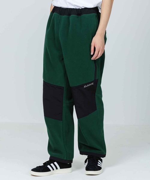 XLARGE（エクストララージ）の「PANELED FLEECE PANTS（その他パンツ・メンズ・ブラック/パープル/ブラウン/グリーン・S/M/L/XL）」の5枚目の写真