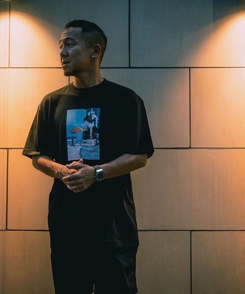 esutoreja(エストレジャ)の「The Beach and the CityTシャツ(Tシャツ/カットソー・レディース・ブラック・L/S/XL/M)」の5枚目の写真