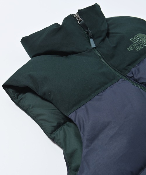 THE NORTH FACE（ザノースフェイス）の「THE NORTH FACE (ザ・ノースフェイス) M ECO NUPTSE ヌプシ ダウンベスト（ダウンベスト・メンズ・ネイビー/ゴールド/ブルー・M）」の6枚目の写真