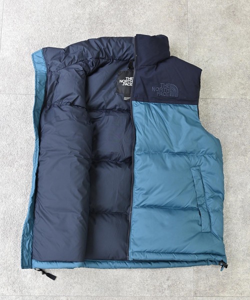 THE NORTH FACE（ザノースフェイス）の「THE NORTH FACE (ザ・ノースフェイス) M ECO NUPTSE ヌプシ ダウンベスト（ダウンベスト・メンズ・ネイビー/ゴールド/ブルー・M）」の19枚目の写真