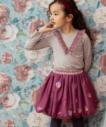 panpantutu（パンパンチュチュ）の「お花とリボンのバルーンスカート【XL/125-140cm】（スカート・キッズ）」
