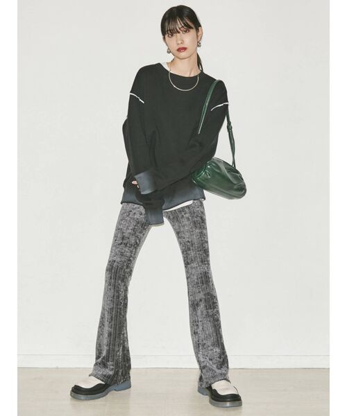 EMODA（エモダ）の「タンクソールボリュームブーツ（ブーツ・レディース・ブラック/アイボリー・SMALL/MEDIUM/LARGE）」の18枚目の写真