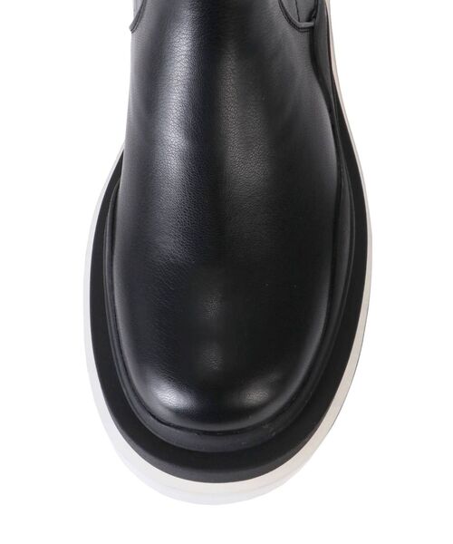 EMODA（エモダ）の「タンクソールボリュームブーツ（ブーツ・レディース・ブラック/アイボリー・SMALL/MEDIUM/LARGE）」の22枚目の写真