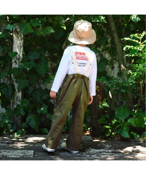 b・ROOM（ビールーム）の「【Coleman】オーバーオール（サロペット/オーバーオール・キッズ・キャメル/カーキ・130cm/110cm/120cm/100cm）」の11枚目の写真