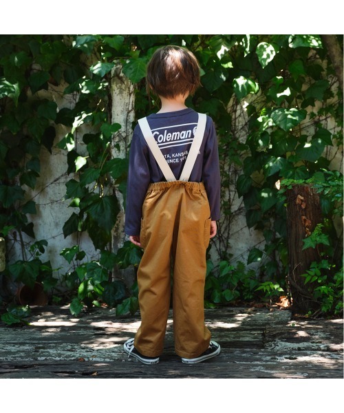 b・ROOM（ビールーム）の「【Coleman】オーバーオール（サロペット/オーバーオール・キッズ・キャメル/カーキ・130cm/110cm/120cm/100cm）」の10枚目の写真