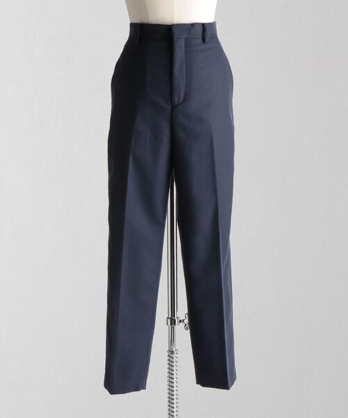 LOEFF(ロエフ)の「<LOEFF(ロエフ)>W サキソニー テーパードパンツ◆(スラックス・レディース・オフホワイト/ネイビー・2/1/0)」の2枚目の写真
