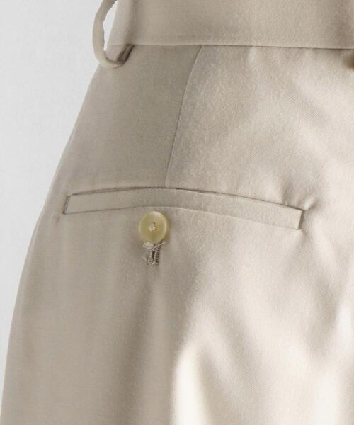 LOEFF(ロエフ)の「<LOEFF(ロエフ)>W サキソニー テーパードパンツ◆(スラックス・レディース・オフホワイト/ネイビー・2/1/0)」の3枚目の写真