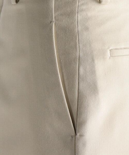 LOEFF(ロエフ)の「<LOEFF(ロエフ)>W サキソニー テーパードパンツ◆(スラックス・レディース・オフホワイト/ネイビー・2/1/0)」の13枚目の写真