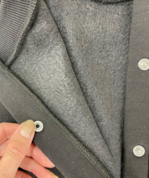 4youstory（フォーユーストーリー）の「裏毛ショートカーディガン（カーディガン/ボレロ・レディース・スミクロ/ブルー系/ライトグレー/モカ・MEDIUM）」の17枚目の写真