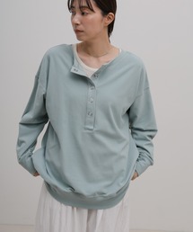 2WAYマシュマロタッチスナッププルオーバー