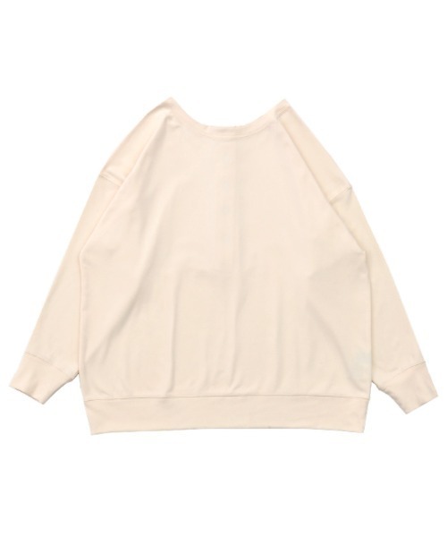 select MOCA(セレクトモカ)の「2WAYマシュマロタッチスナッププルオーバー(Tシャツ/カットソー・レディース・サックスブルー/ピンク/アイボリー・FREE)」の6枚目の写真