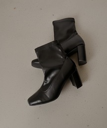 LibertyDoll スクエアトゥストレッチヒールブーツ