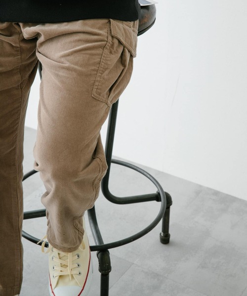 ITEMS URBANRESEARCH(アイテムズ アーバンリサーチ)の「コーデュロイ シェフカーゴパンツ(カーゴパンツ・メンズ・ベージュ/チャコールグレー/ブラック/オリーブ・MEDIUM/LARGE)」の12枚目の写真