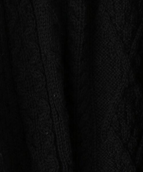 Oldderby Knitwear(オールダービーニットウェア)の「<OLDDERBY(オールドダービー)> ARAN KNIT/ニット(ニット/セーター・メンズ・ブラック/オフホワイト/ロイヤルブルー・M/L)」の6枚目の写真