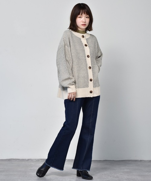 RETRO GIRL(レトロガール)の「柄アソート2WAYニット(ニット/セーター・レディース・ブラック/グリーン/ベージュ/オフホワイト/ブラウン系その他・FREE)」の14枚目の写真