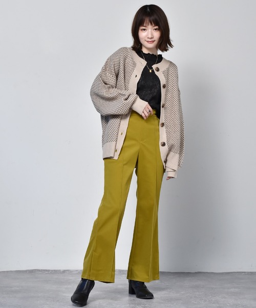 RETRO GIRL(レトロガール)の「柄アソート2WAYニット(ニット/セーター・レディース・ブラック/グリーン/ベージュ/オフホワイト/ブラウン系その他・FREE)」の9枚目の写真