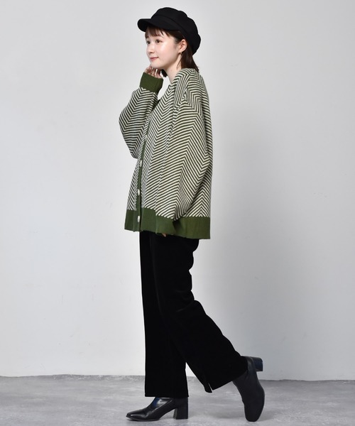 RETRO GIRL(レトロガール)の「柄アソート2WAYニット(ニット/セーター・レディース・ブラック/グリーン/ベージュ/オフホワイト/ブラウン系その他・FREE)」の20枚目の写真