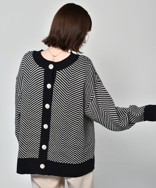 RETRO GIRL(レトロガール)の「柄アソート2WAYニット(ニット/セーター・レディース・ブラック/グリーン/ベージュ/オフホワイト/ブラウン系その他・FREE)」の10枚目の写真