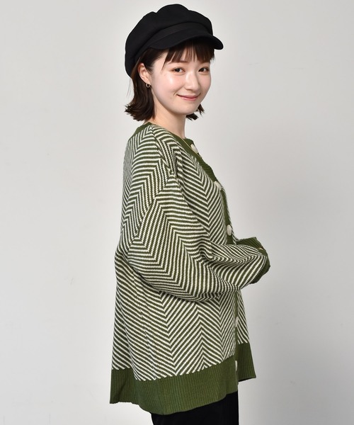 RETRO GIRL(レトロガール)の「柄アソート2WAYニット(ニット/セーター・レディース・ブラック/グリーン/ベージュ/オフホワイト/ブラウン系その他・FREE)」の16枚目の写真