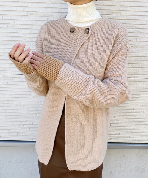 CLEA（クレア）の「ニットアームウォーマー（アームカバー・レディース・ブラック/ベージュ/アイボリー/ナチュラル・FREE）」の22枚目の写真