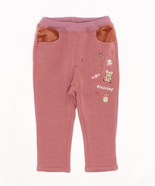 kladskap(クレードスコープ)の「裏シャギーロング丈テーパードパンツ(その他パンツ・キッズ・ネイビー/プラム・90cm/110cm/100cm/120cm)」の2枚目の写真
