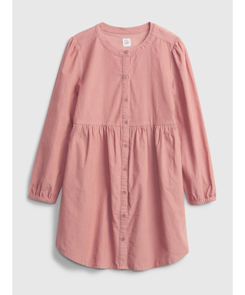 GAP(ギャップ)の「コーデュロイ シャツワンピース (キッズ)(ワンピース・キッズ・ピンク・XS/S/M/L/XL/XXL)」の2枚目の写真