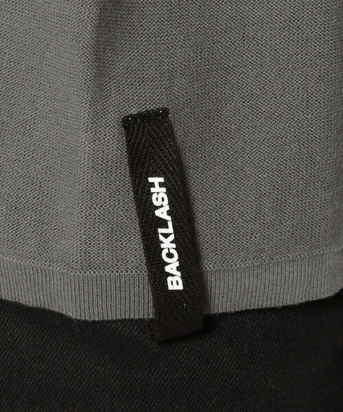 BACKLASH(バックラッシュ)の「ISAMUKATAYAMA BACKLASH THE COVERS/バックラッシュ ザ カバーズ/COTTON KNIT PULLOVER(ニット/セーター・メンズ・ブラック/チャコール・FREE)」の6枚目の写真