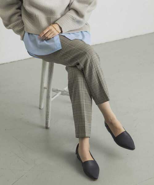 URBAN RESEARCH(アーバンリサーチ)の「チェックイージーパンツ(その他パンツ・レディース・ベージュ系その他/グリーン系その他・38/36)」の11枚目の写真