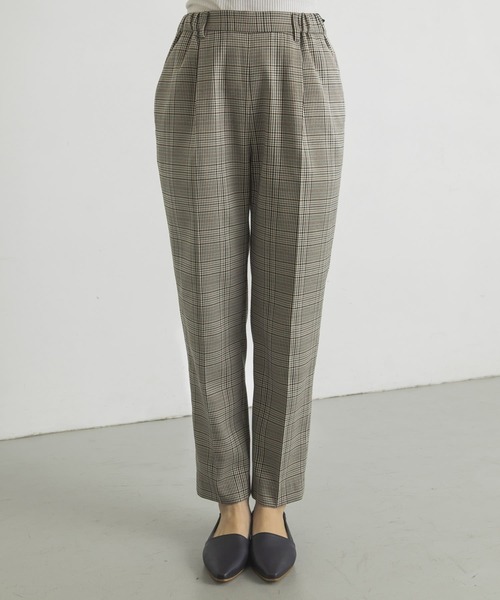 URBAN RESEARCH(アーバンリサーチ)の「チェックイージーパンツ(その他パンツ・レディース・ベージュ系その他/グリーン系その他・38/36)」の8枚目の写真