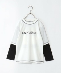 【WEB限定】【キッズ】CONVERSE コンバース フォトプリントレイヤードT（130~160cm）