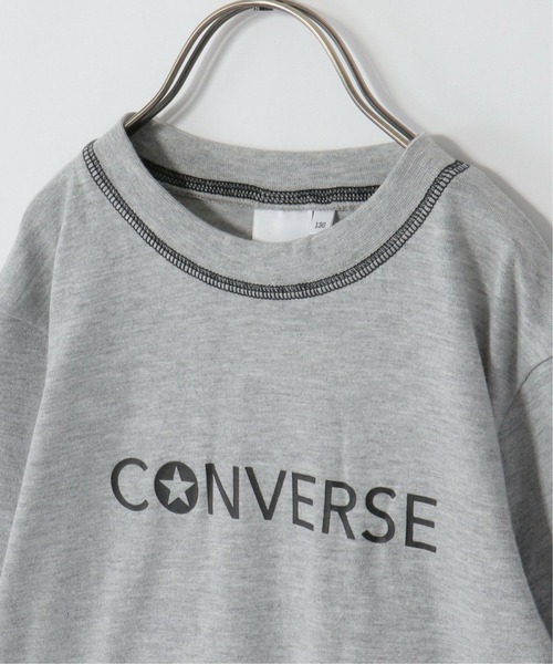 CONVERSE(コンバース)の「【WEB限定】【キッズ】CONVERSE コンバース フォトプリントレイヤードT(130~160cm)(Tシャツ/カットソー・キッズ・スモークグレー/ホワイト・160/140/150/130)」の8枚目の写真
