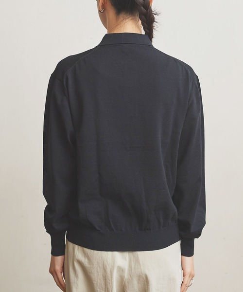 fig London(フィグロンドン)の「POLO long sleeve PO(ポロシャツ・レディース・キナリ/ブラック/ライトイエロー・FREE)」の10枚目の写真