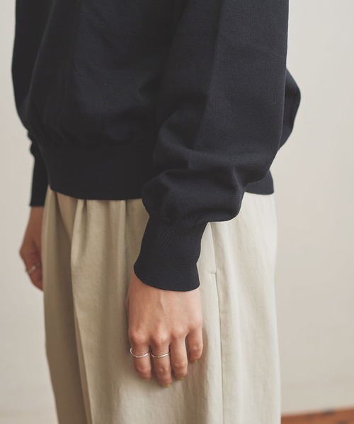 fig London(フィグロンドン)の「POLO long sleeve PO(ポロシャツ・レディース・キナリ/ブラック/ライトイエロー・FREE)」の14枚目の写真