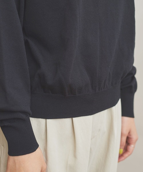 fig London(フィグロンドン)の「POLO long sleeve PO(ポロシャツ・レディース・キナリ/ブラック/ライトイエロー・FREE)」の15枚目の写真