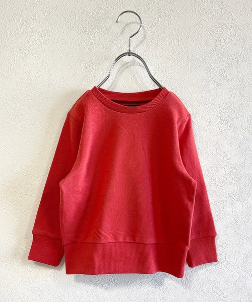 BIG FIELD(ビッグフィールド)の「セットインカラートレーナー(80~150cm)(スウェット・キッズ・ブラック/パープル/レッド/オフホワイト/グリーン/ブラック系その他・90/100/110/120/80/130/95/140/150)」の6枚目の写真