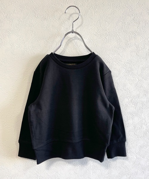 BIG FIELD(ビッグフィールド)の「セットインカラートレーナー(80~150cm)(スウェット・キッズ・ブラック/パープル/レッド/オフホワイト/グリーン/ブラック系その他・90/100/110/120/80/130/95/140/150)」の3枚目の写真