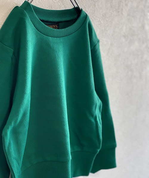 BIG FIELD(ビッグフィールド)の「セットインカラートレーナー(80~150cm)(スウェット・キッズ・ブラック/パープル/レッド/オフホワイト/グリーン/ブラック系その他・90/100/110/120/80/130/95/140/150)」の13枚目の写真