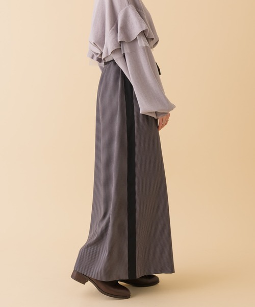 La SRIC（ラスリック）の「La SRIC チェック柄ZIPサイドラインスカート（スカート・レディース・キャメル/グレー・FREE）」の16枚目の写真