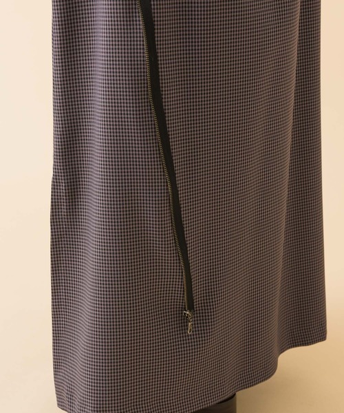 La SRIC（ラスリック）の「La SRIC チェック柄ZIPサイドラインスカート（スカート・レディース・キャメル/グレー・FREE）」の22枚目の写真