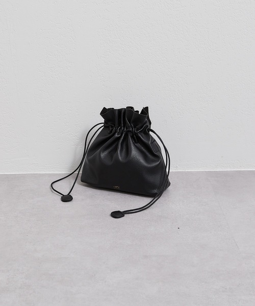 CIAOPANIC TYPY(チャオパニックティピー)の「cipty巾着ショルダーバッグ(ショルダーバッグ・レディース・ホワイト/ブラック/ベージュ/ブラウン/ミント・ONE SIZE)」の19枚目の写真