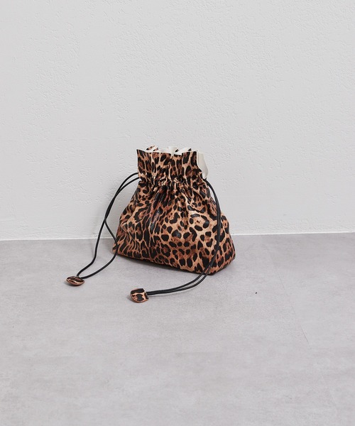 CIAOPANIC TYPY(チャオパニックティピー)の「cipty巾着ショルダーバッグ(ショルダーバッグ・レディース・ホワイト/ブラック/ベージュ/ブラウン/ミント・ONE SIZE)」の8枚目の写真