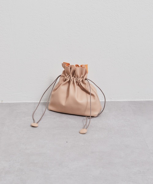 CIAOPANIC TYPY(チャオパニックティピー)の「cipty巾着ショルダーバッグ(ショルダーバッグ・レディース・ホワイト/ブラック/ベージュ/ブラウン/ミント・ONE SIZE)」の11枚目の写真