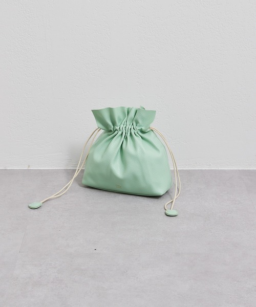 CIAOPANIC TYPY(チャオパニックティピー)の「cipty巾着ショルダーバッグ(ショルダーバッグ・レディース・ホワイト/ブラック/ベージュ/ブラウン/ミント・ONE SIZE)」の18枚目の写真